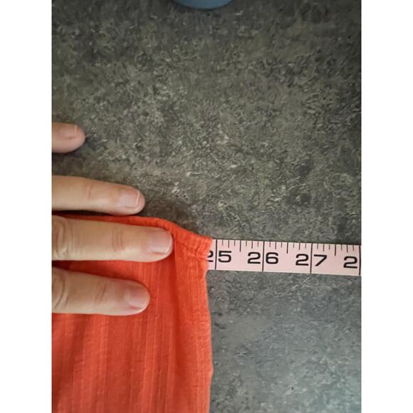 Old Navy Dress Womens 2XL Orange Tiered Spaghetti Strap Summer Sundress Flowy - Picture 6 of 8